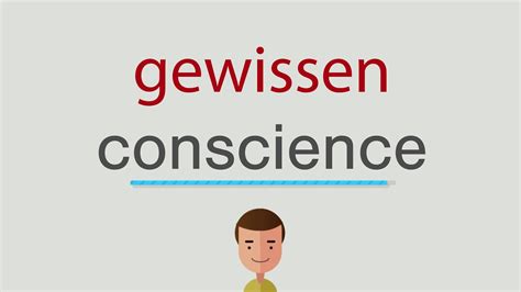 gewissen auf englisch|gewissenhafter übersetzung.